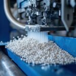 Siloschlauch - Granulatfoerderung in Industrieanlage